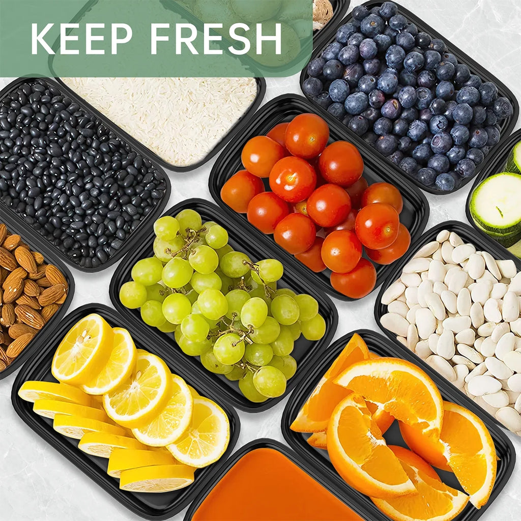 30 Pack Meal Prep Containers, 25Oz Plastic Food Storage Containers with Lids to Go Containers, Bento Box Reusable BPA Free Lunch Boxes, Disposable Stackable, Microwave/Dishwasher/Freezer Safe