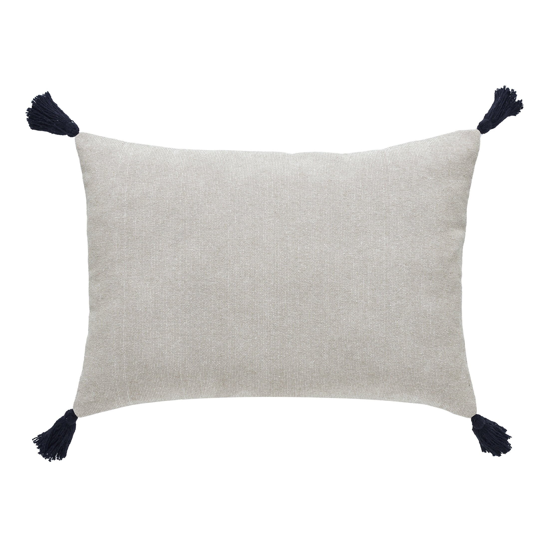 (4 Pack)  Faith Throw Pillow, 14 X 20, Tan & Black